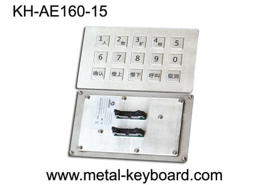 Teclado industrial anti Rusty For Mine Machine do metal da saída da matriz