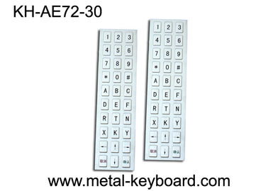 Porta usb industrial do teclado do metal do à prova de água do quiosque de 30 chaves, disposição da personalização