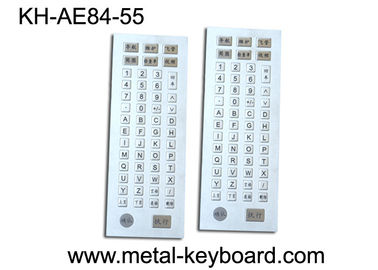 Do teclado industrial do metal de 55 chaves anti vândalo com disposição personalizada