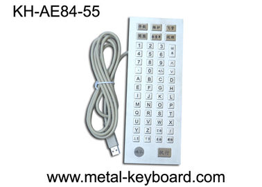 Metal customisable de aço inoxidável picosegundo do teclado de 55 chaves/2, USB