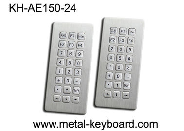 A montagem de painel superior 24 fecha o teclado de aço inoxidável industrial Waterproof
