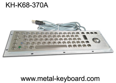 Teclado industrial de aço inoxidável com o Trackball/IP65 impermeável