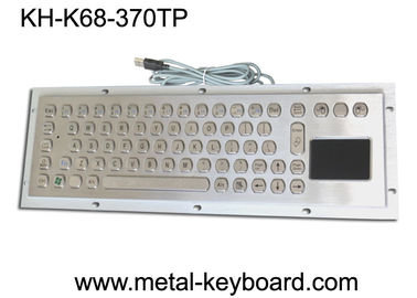 Teclado industrial com chaves do Touchpad 70, teclado do desempenho estável do Touchpad do metal