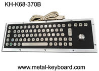 Teclado de computador industrial do metal do desempenho estável, bem teclado compatível do Trackball