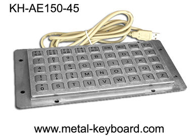 Prova líquida de 45 chaves/teclados industriais Vandalproof no metal, relação de USB