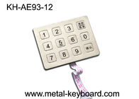 Teclado numérico numérico do metal 12 chave de aço inoxidável para vender o quiosque, teclado numérico do controle de acesso