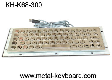 Teclado de computador industrial da taxa IP65 com material áspero do metal