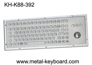 Teclado de computador áspero do metal com o trackball 38 para o quiosque industrial do controle
