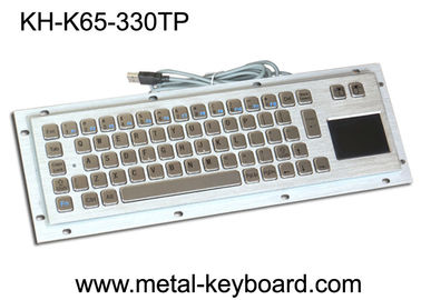 Teclado industrial do quiosque do computador da prova do vândalo com a montagem de aço inoxidável do painel