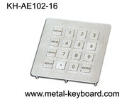 Anti - teclados de aço inoxidável do número das chaves do vândalo 16 para a informação - quiosque