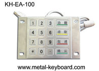 Teclado numérico do quiosque de aço inoxidável da prova do vândalo para o PC com 16 chaves