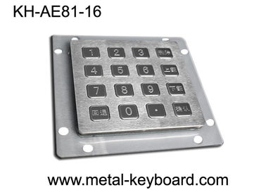16 solução da montagem de painel traseiro do teclado numérico numérico do metal da matriz do Usb Ps2 das chaves