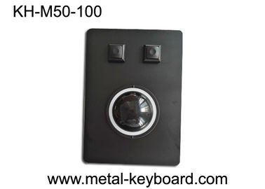 Controle marinho que segue o rato com o painel preto do metal e o Trackball da resina de 50MM industrial