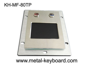Serviço Ternimals do auto do Touchpad do metal do Trackball da montagem do painel de 2 botões para quiosque