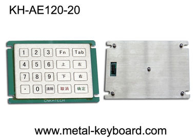 Teclado numérico numérico do metal feito sob encomenda das chaves da disposição 20 para o quiosque de autosserviço