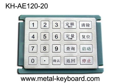 Teclado de aço inoxidável áspero do posto de gasolina do teclado com 20 matriz das chaves 5x4