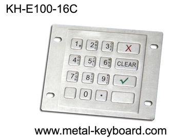 Industrial à prova de explosão 16 teclas teclado à prova de intempéries USB ou PS2 interface