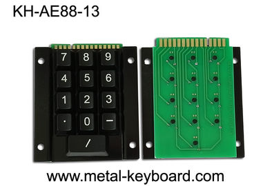 Teclado industrial do quiosque do metal com 15 chaves e montagem de painel traseiro do metal