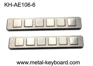 Teclado numérico customizável com 6 chaves, FCC da montagem do painel da função do quiosque