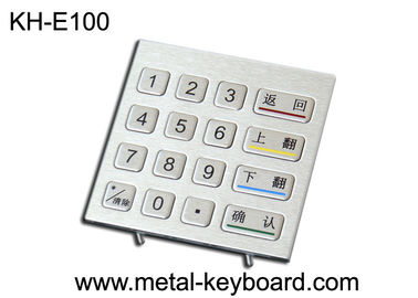 IP65 avaliou o teclado do metal com vândalo - impermeabilize o desempenho, teclado exterior