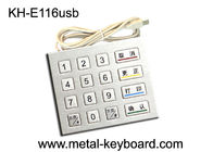 Teclado áspero do quiosque do acesso do metal de USB com 16 chaves na matriz 4x4