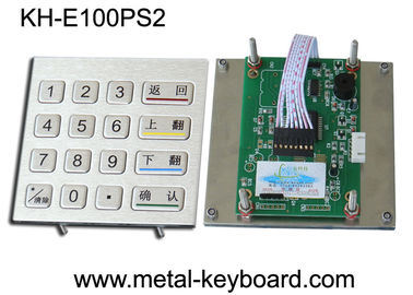 Anti - o teclado de aço inoxidável da montagem do painel do vândalo, Metal o teclado de Digitas