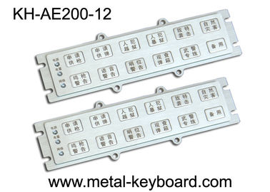 Líquido metálico feito sob encomenda - impermeabilize o teclado industrial do quiosque do metal com 12 chaves