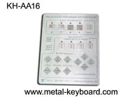 teclado de quiosque industrial de aço inoxidável personalizado para máquina PTZ