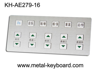 Teclado de aço inoxidável áspero do quiosque para a máquina do karaoke do auto-serviço