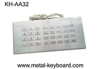 Metal o teclado de aço inoxidável de carregamento com caráteres gravados laser duráveis