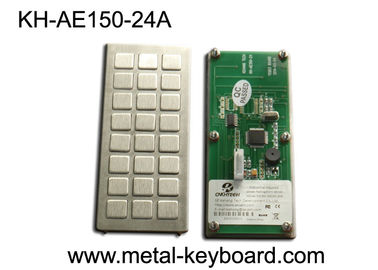 Teclado industrial do quiosque do metal com 24 projetos feitos sob encomenda da disposição das chaves