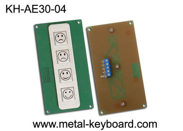 4 chaves Metal o teclado do quiosque, teclado numérico de aço inoxidável para o dispositivo da avaliação do serviço