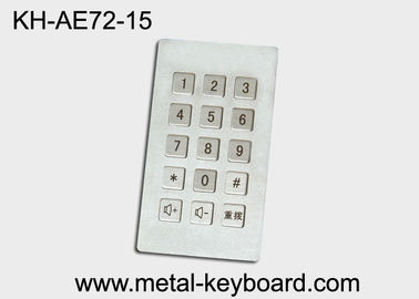 Metal de aço inoxidável do teclado da entrada industrial, longa vida dustproof do teclado