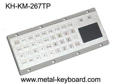 Teclado industrial com almofada de toque, teclado Ruggedized da montagem do painel do metal