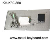 Anti - teclado industrial com Trackball do laser, teclado dustproof do quiosque do metal do vândalo