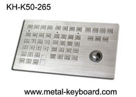 Teclados personalizados da montagem do painel no metal, teclado marinho com metal da bola de trilha