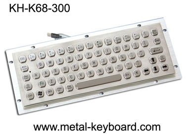 IP65 vândalo - teclado industrial para o quiosque do Internet, teclado do metal da prova dos SS