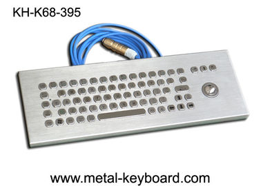 Teclado Ruggedized de aço inoxidável do Desktop com Trackball do laser