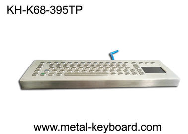 Teclado de aço inoxidável do metal áspero de 70 chaves com projeto sozinho do suporte para a plataforma industrial do controle