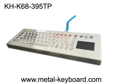 70 chaves Metal o teclado industrial do PC com o touchpad na relação de USB