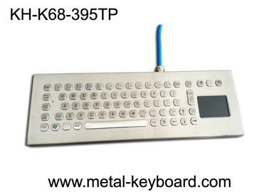 70 chaves Metal o teclado industrial do PC com o touchpad na relação de USB