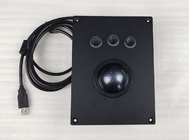 Rato Trackball preto de tamanho grande de 60 mm para aplicações industriais - Desempenho confiável