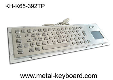 Molhe o teclado industrial da prova com Touchpad, teclado da montagem Ip65 do painel do metal