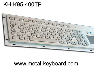 Disposição de teclado industrial 30mA customizável do metal de 95 chaves impermeável