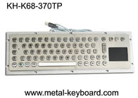 O teclado de computador industrial SUS304 de 70 chaves escovou com Touchpad