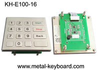 Material de aço inoxidável do teclado numérico numérico do metal de USB da relação com 16 chaves lisas