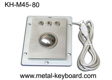 Prova industrial da poeira do dispositivo apontando do Trackball do porta usb com 3 botões do rato