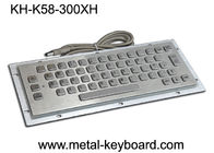 IP65 chaves montadas painel do teclado 58 duráveis para a máquina de venda automática do bilhete do CNC do quiosque
