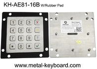 A disposição de PS/2 4X4 Ruggedized o FCC do teclado numérico do metal para o quiosque