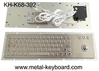 Tipo industrial do rato do Trackball do laser do teclado de computador da montagem do painel do metal